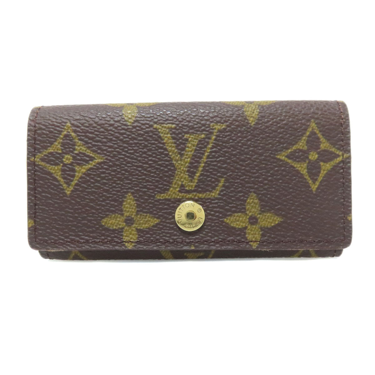LOUIS VUITTON Key case Key holder M62631 Monogram canvas Brown Multicles4