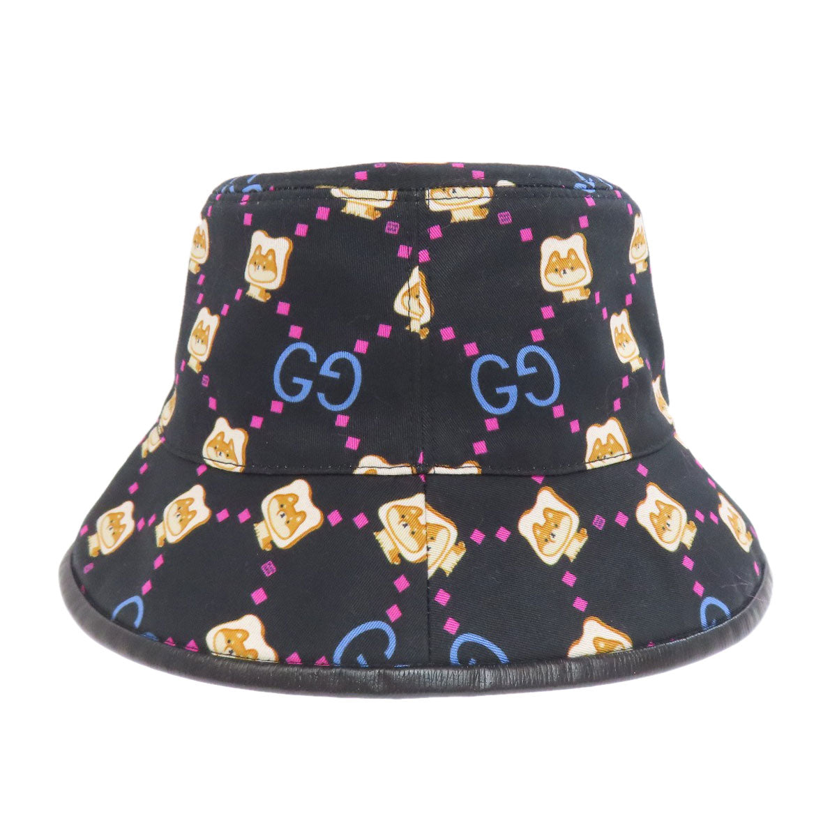 GUCCI hat canvas black Pikarar Kawaii Baguette Hat