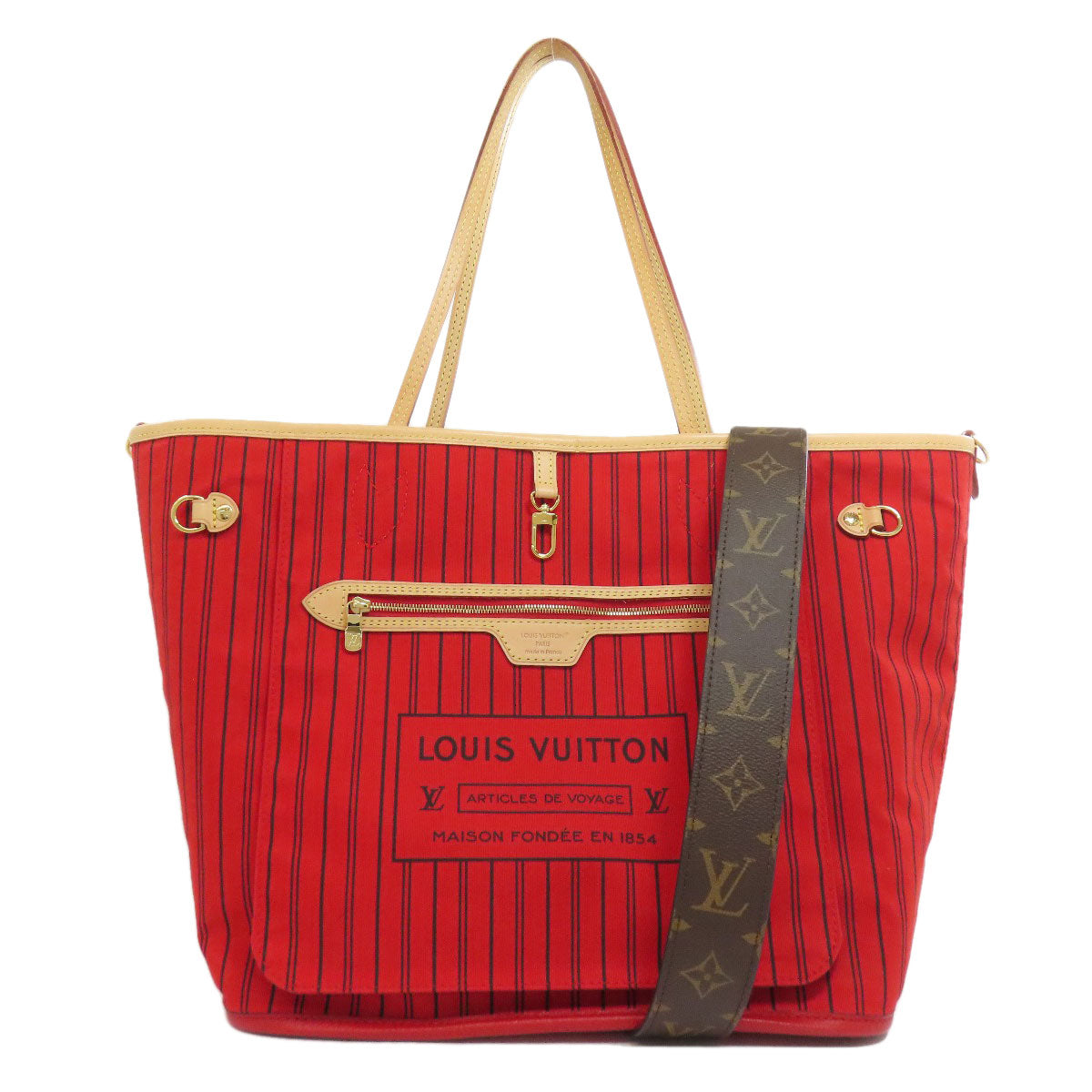 LOUIS VUITTON Tote Bag M12096 Monogram canvas Brown Neverfull Inside Out MM