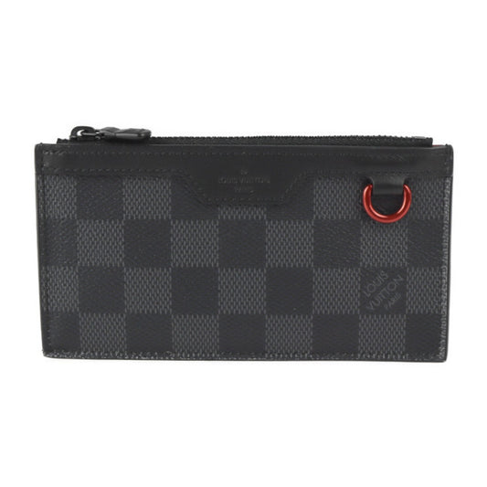 Louis Vuitton Gray Canvas Card case clutch bag
