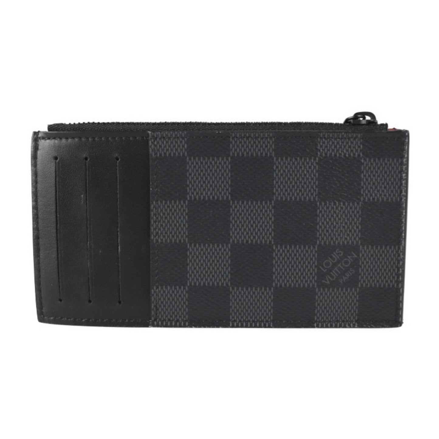 Louis Vuitton Gray Canvas Card case clutch bag