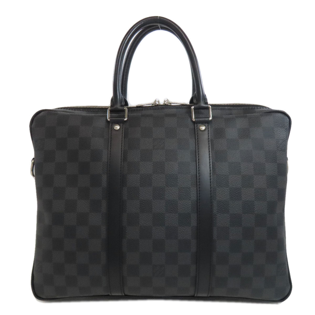 LOUIS VUITTON Business bag N41478 Damier canvas gray Porto Documan Voyage PM