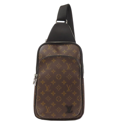 LOUIS VUITTON Sling bag M46327 Monogram canvas Brown Avenue Sling Monogram Macassar