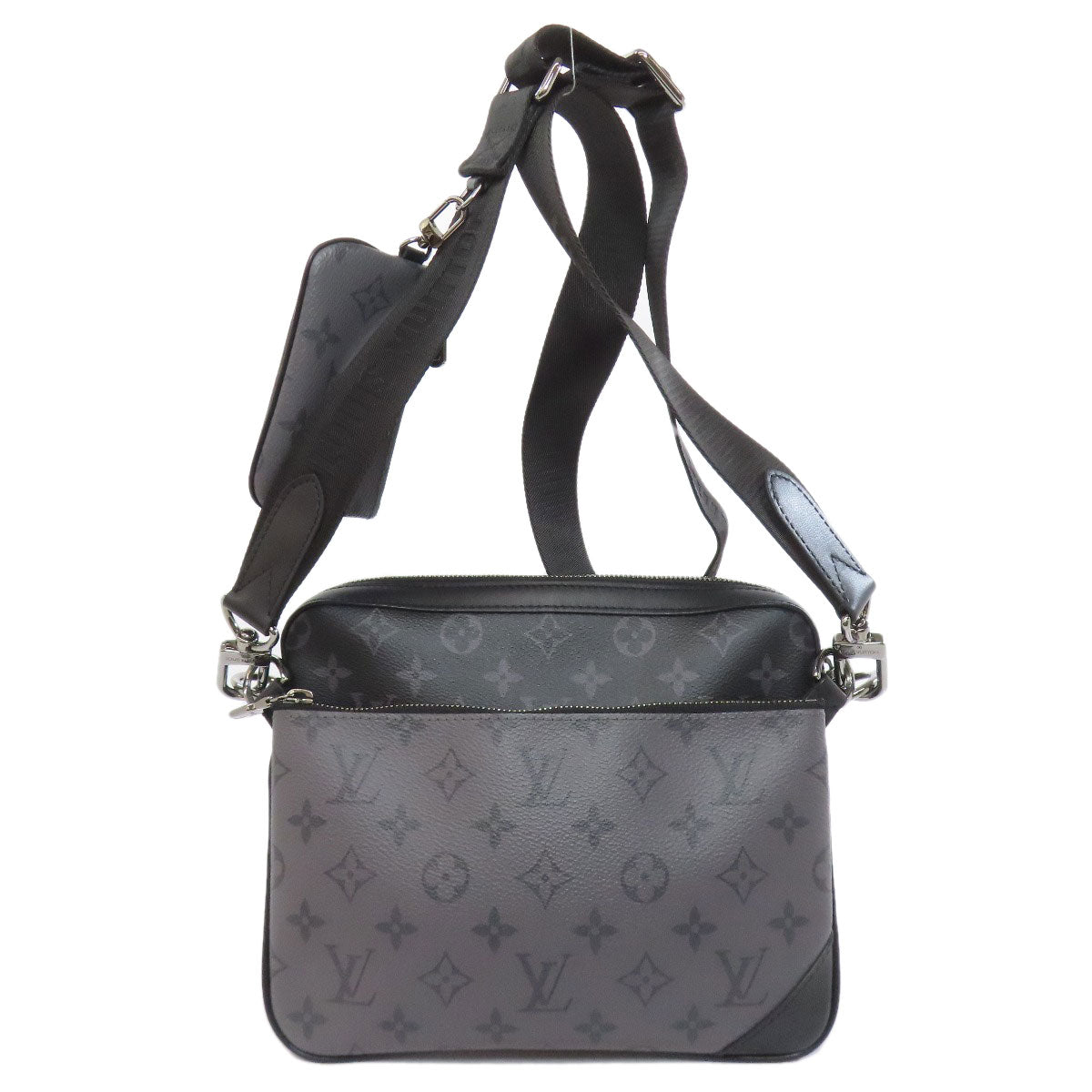 LOUIS VUITTON Shoulder Bag M69443 Monogram Eclipse black Trio Messenger