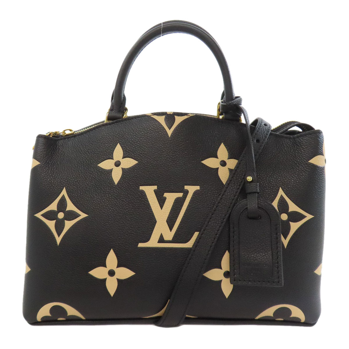 LOUIS VUITTON Handbag M58913 Ann Platt black Petit Palais PM