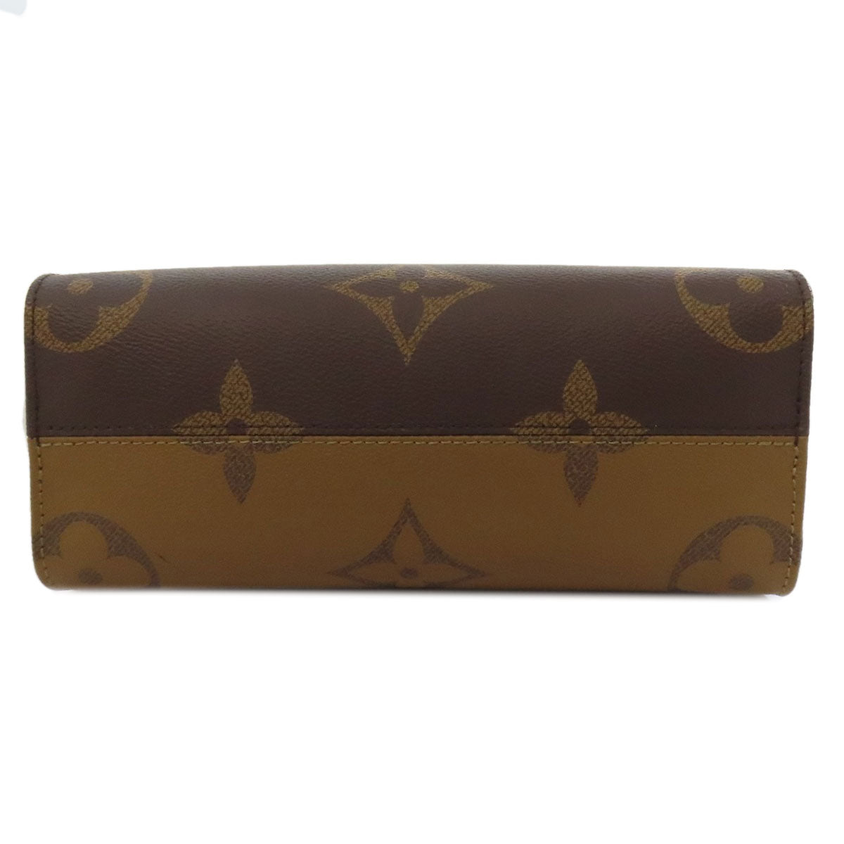 LOUIS VUITTON Handbag M46373 Giant monogram canvas Brown On the Go PM