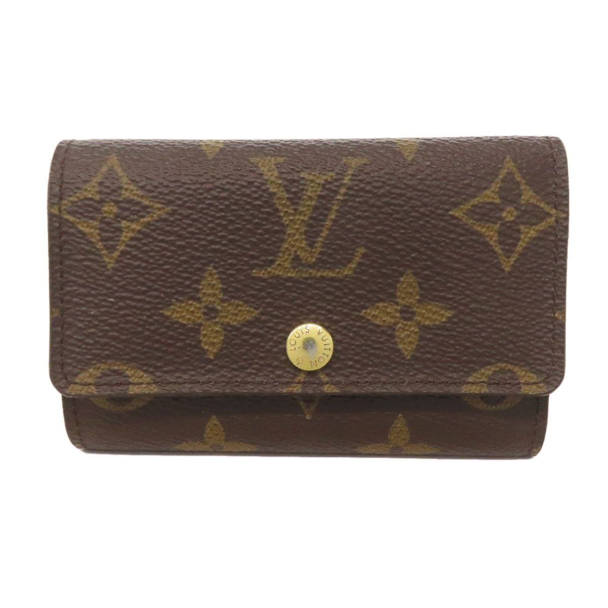 LOUIS VUITTON Key case Key holder M62630 Monogram canvas Brown Multicles6