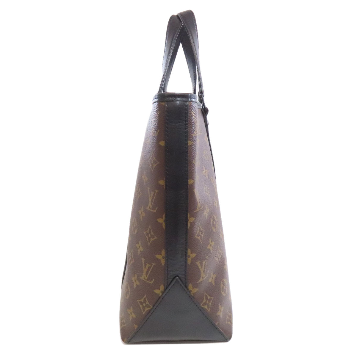 LOUIS VUITTON Tote Bag M45734 Monogram canvas Brown Macassar Weekend