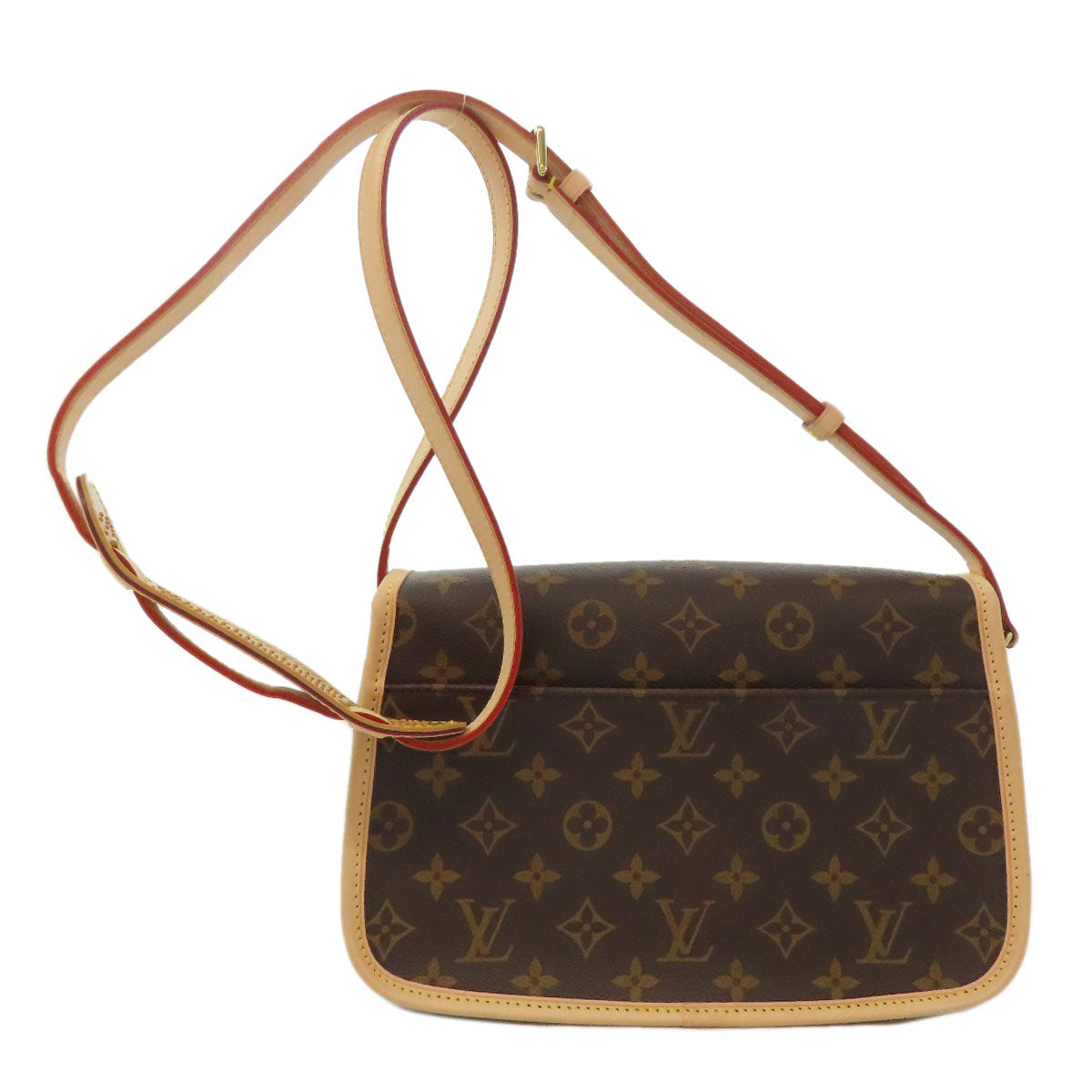 LOUIS VUITTON Shoulder Bag M42250 Monogram canvas Brown Sologne
