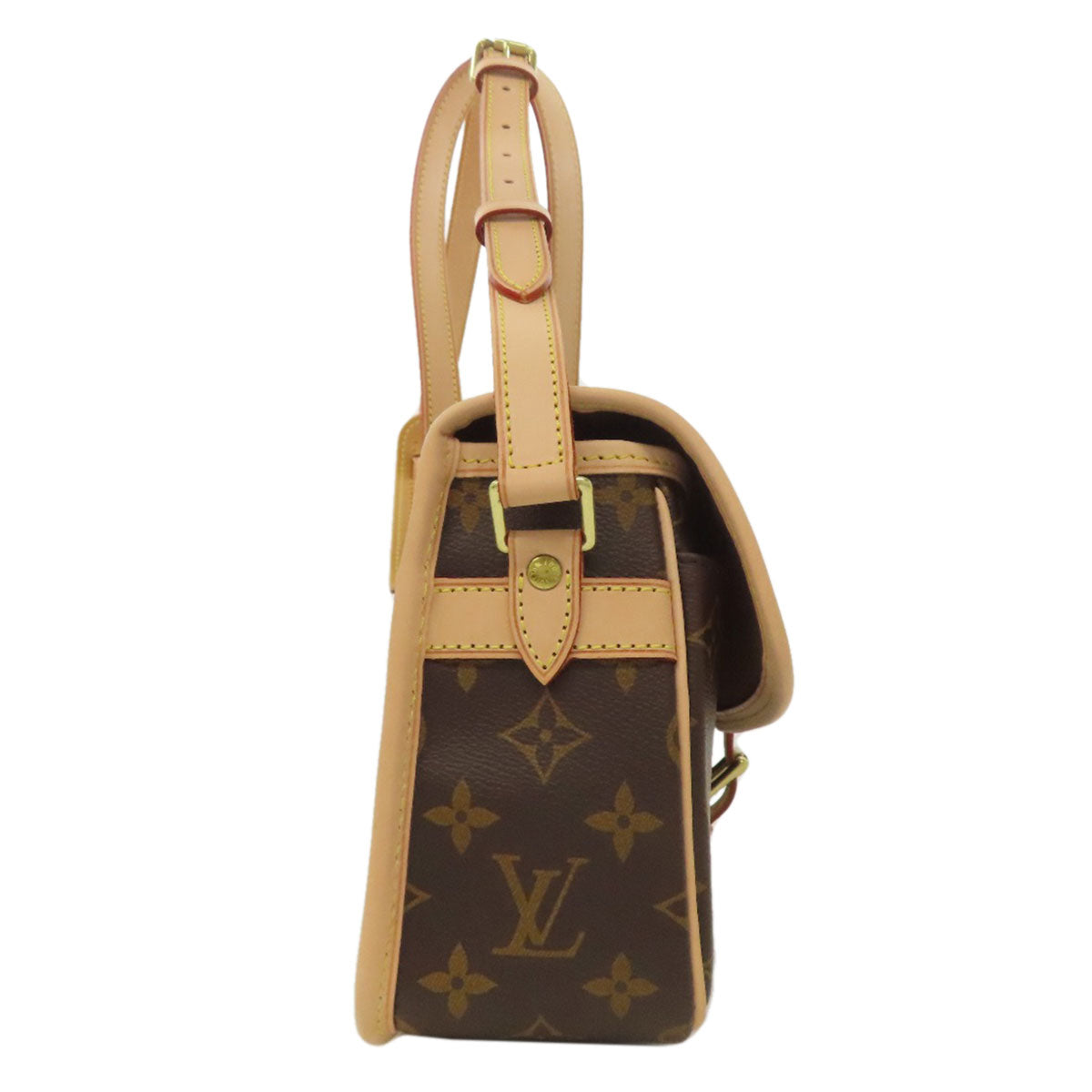 LOUIS VUITTON Shoulder Bag M42250 Monogram canvas Brown Sologne