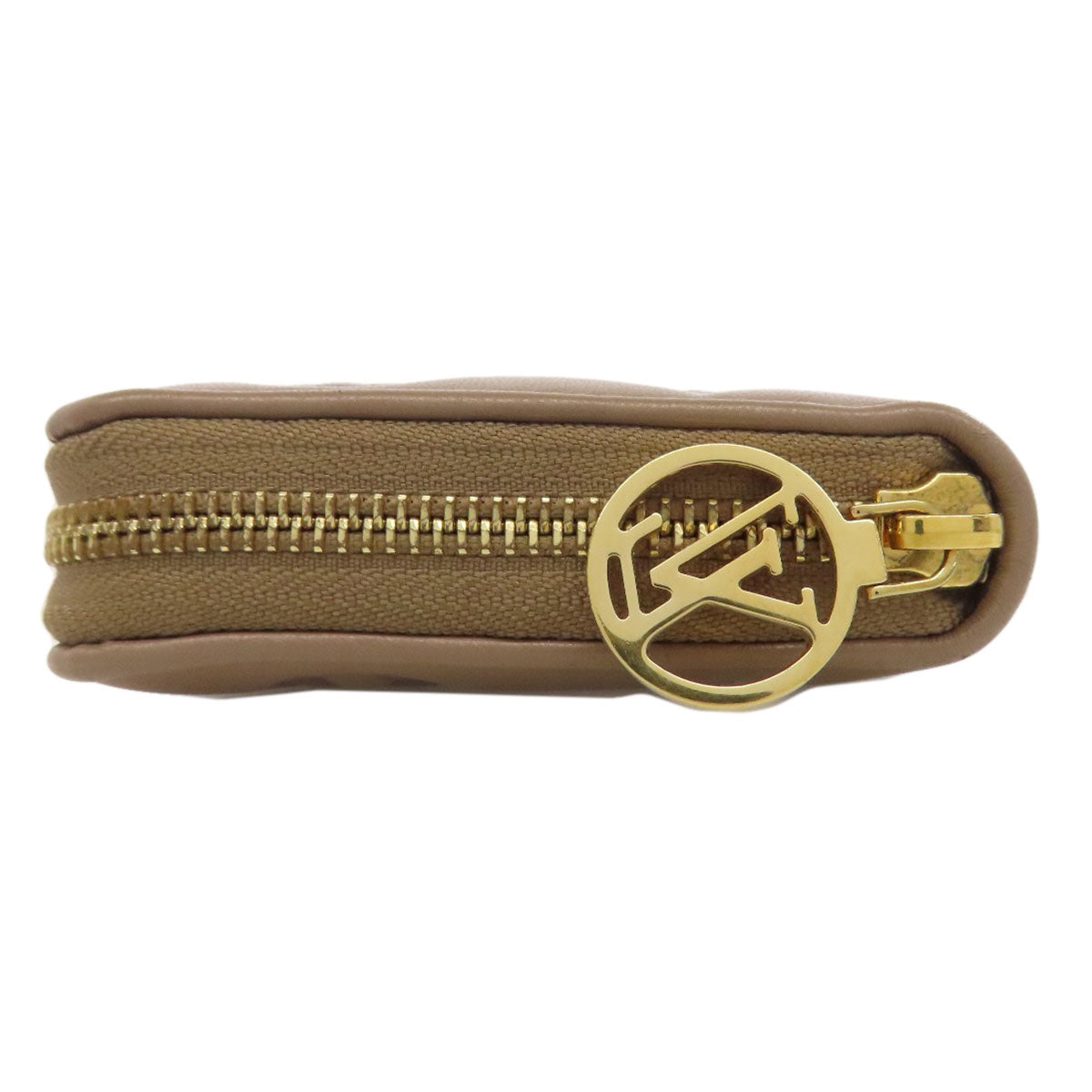 LOUIS VUITTON Long Wallet Purse M81511 lambskin Brown Zippy wallet