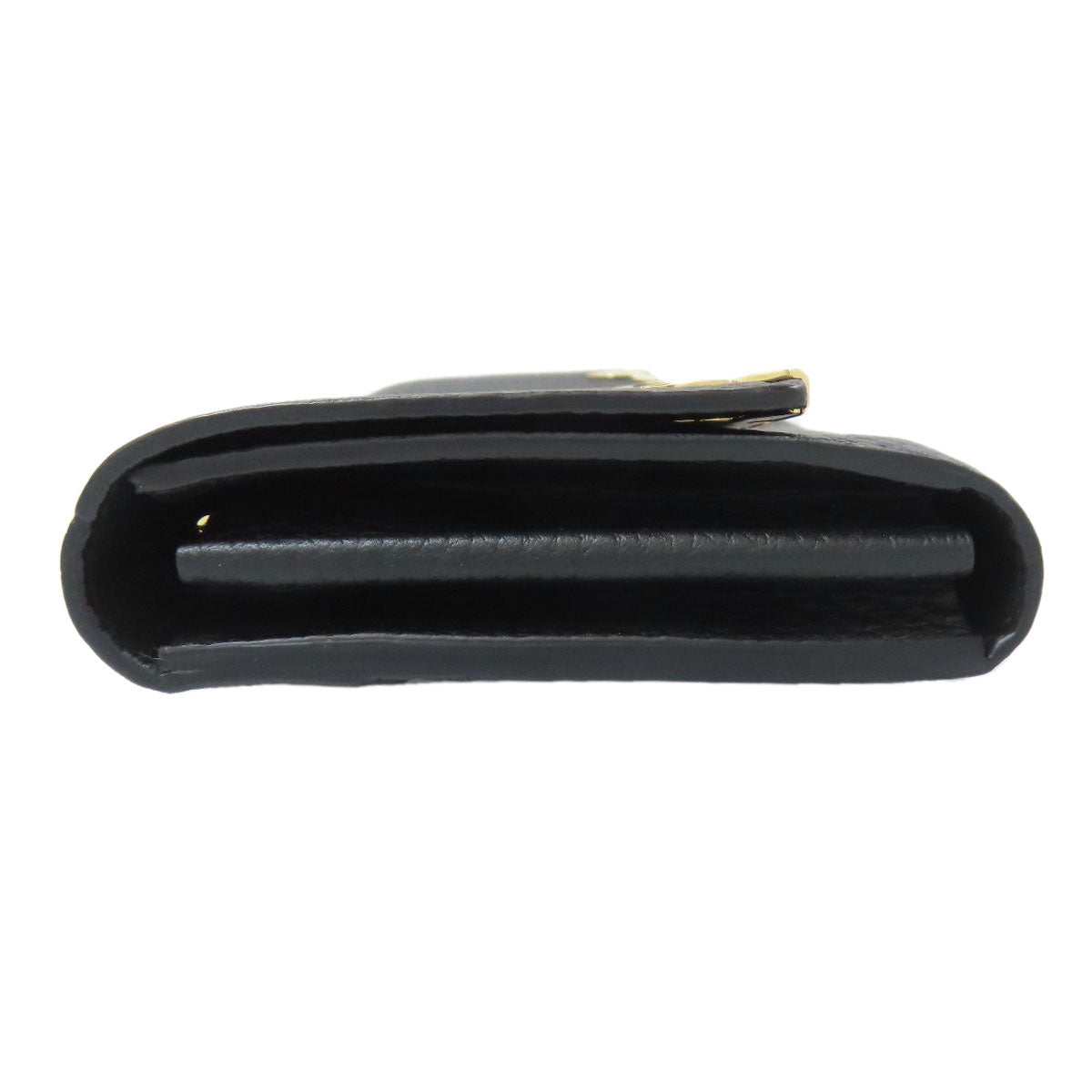 LOUIS VUITTON Long Wallet Purse M64551 Taurillon Clemence black Portefeuille Capsine