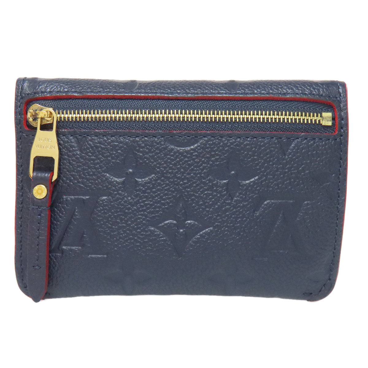 LOUIS VUITTON Coin case M62017 Ann Platt Navy Pochette Cre