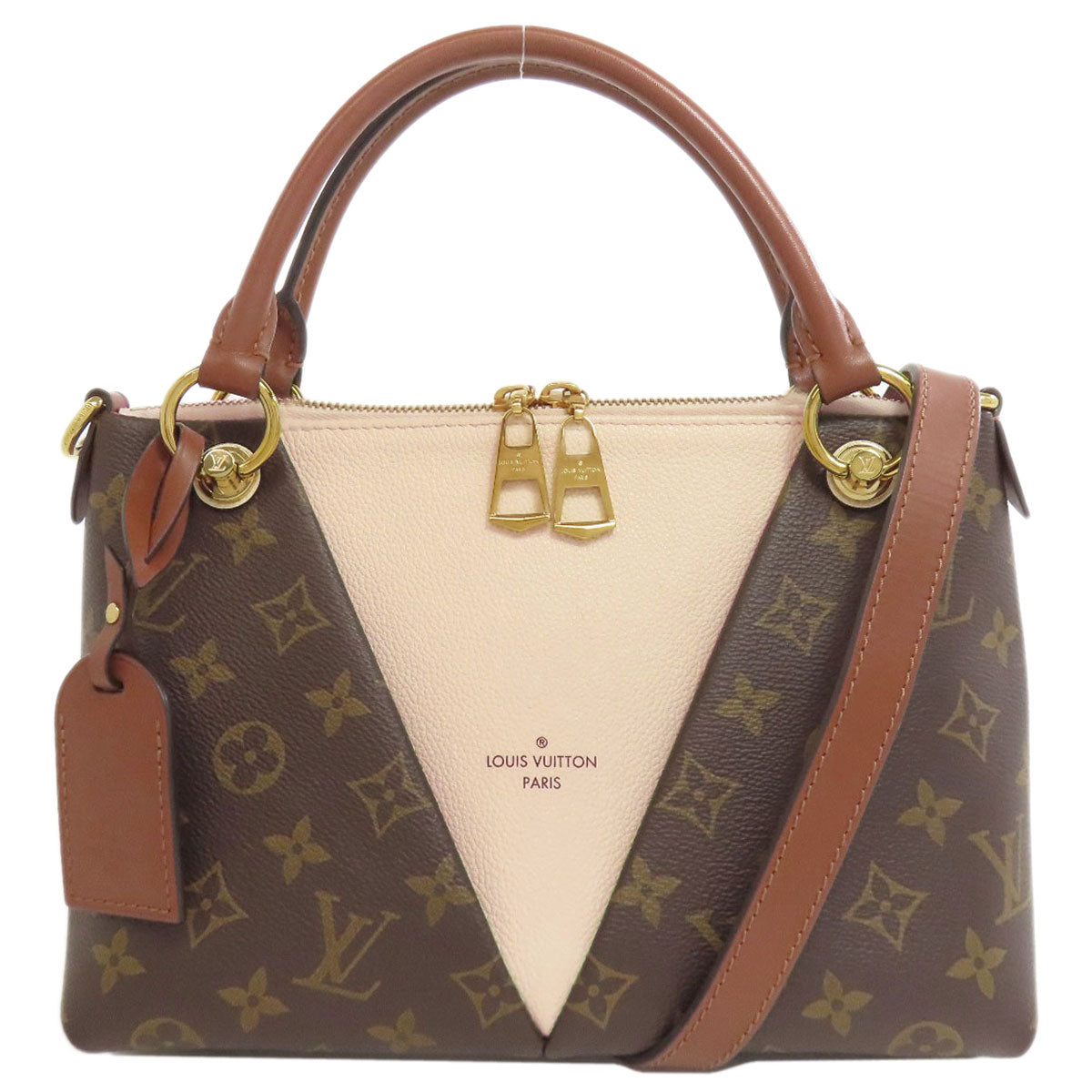 LOUIS VUITTON Handbag M44520 Monogram canvas Brown V tote BB