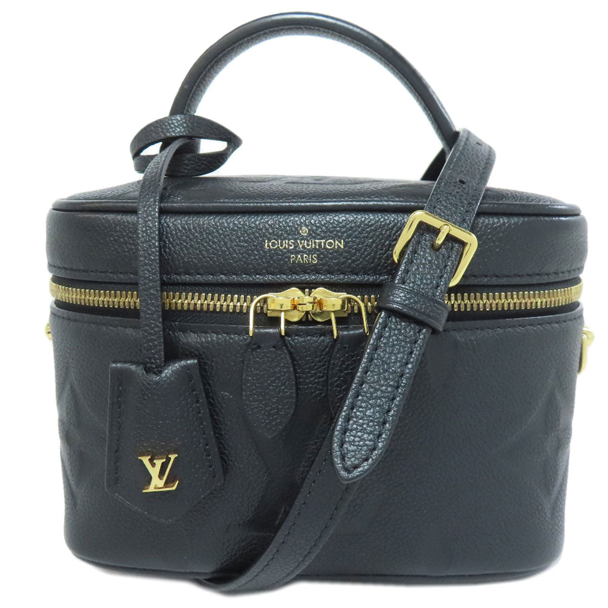 LOUIS VUITTON Handbag M45598 Ann Platt black Vanity PM