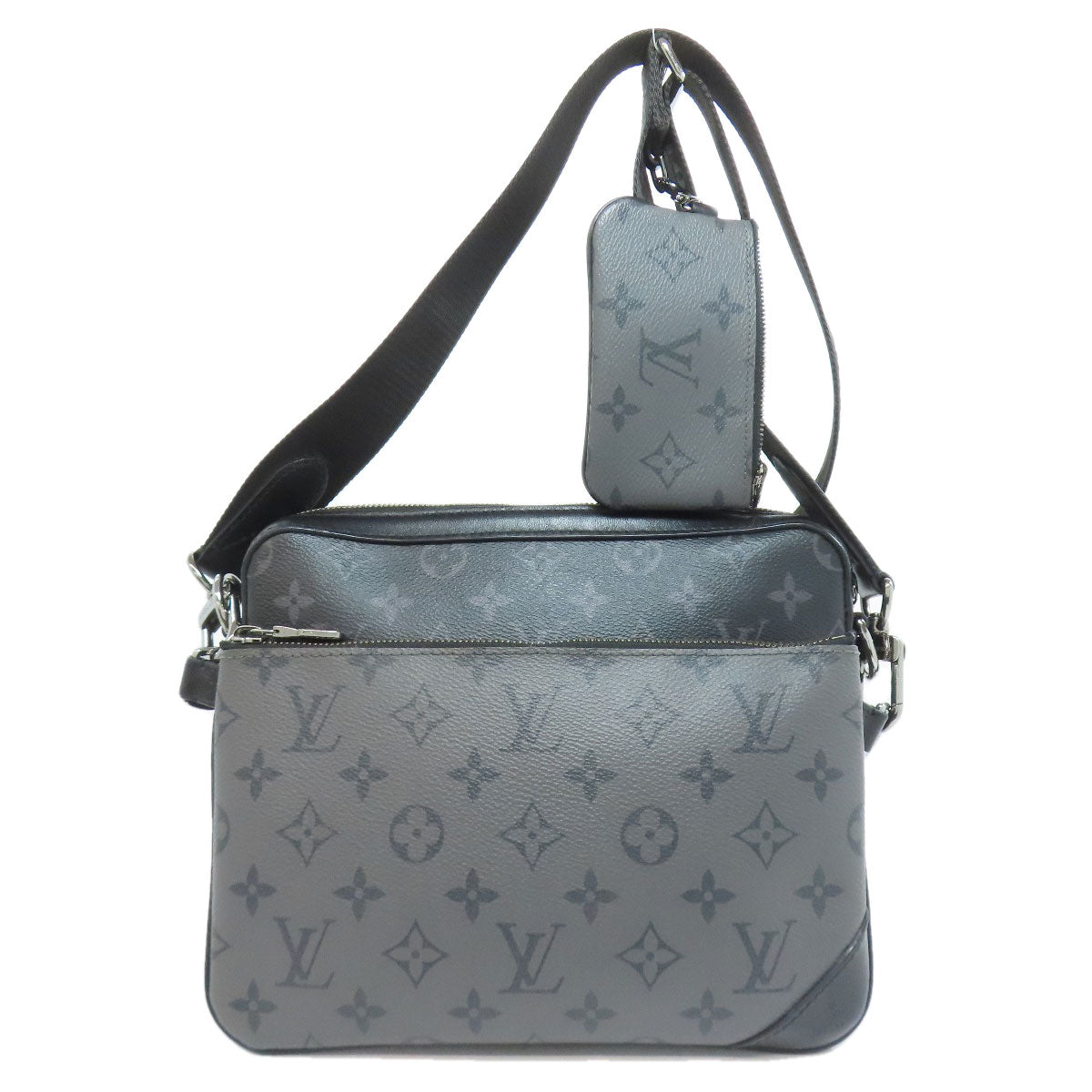 LOUIS VUITTON Shoulder Bag M69443 Monogram Eclipse black Trio Messenger
