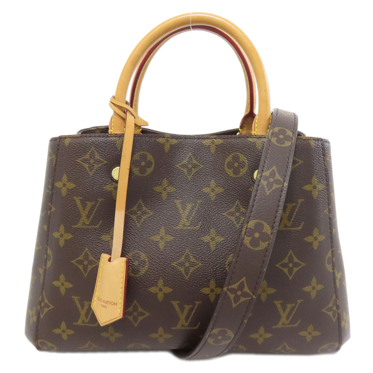 LOUIS VUITTON Handbag M41005 Monogram canvas Brown Montaigne BB