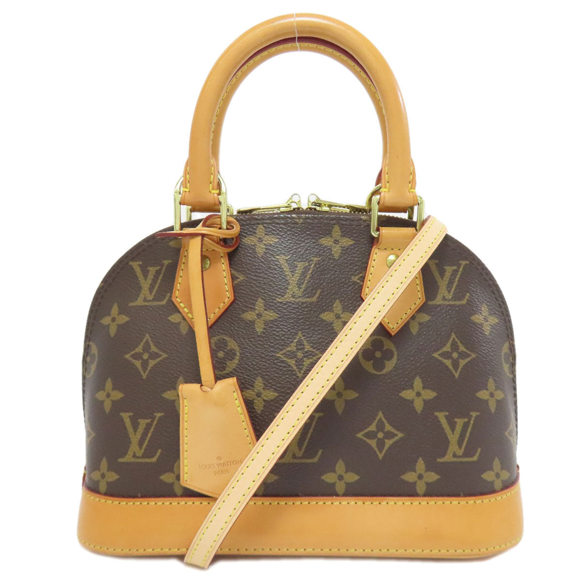 LOUIS VUITTON Handbag M53152 Monogram canvas Brown Alma BB