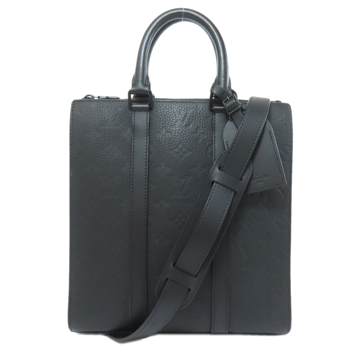 LOUIS VUITTON Handbag M21884 Ann Platt black Sac Plat Cloth