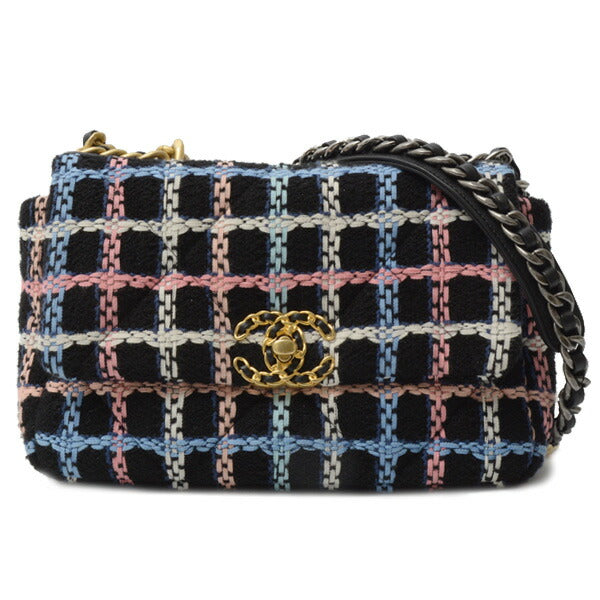 Chanel CHANEL19 Tweed 2way Bag Classic Flap