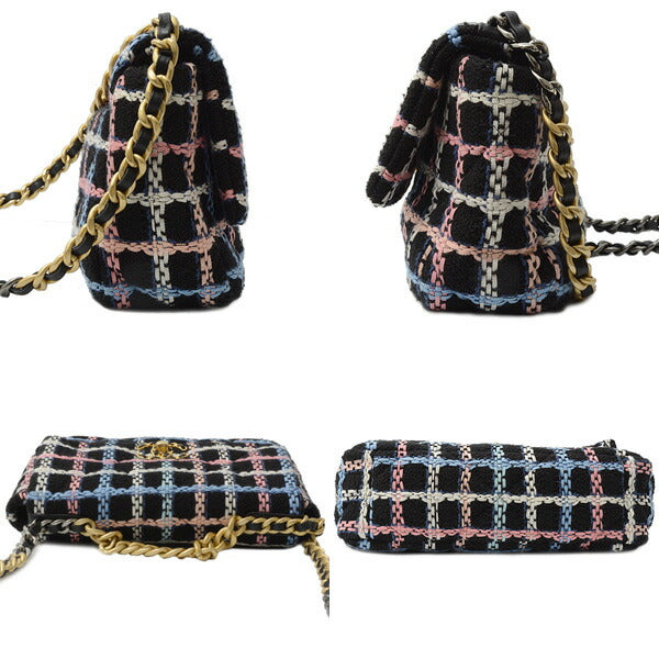Chanel CHANEL19 Tweed 2way Bag Classic Flap