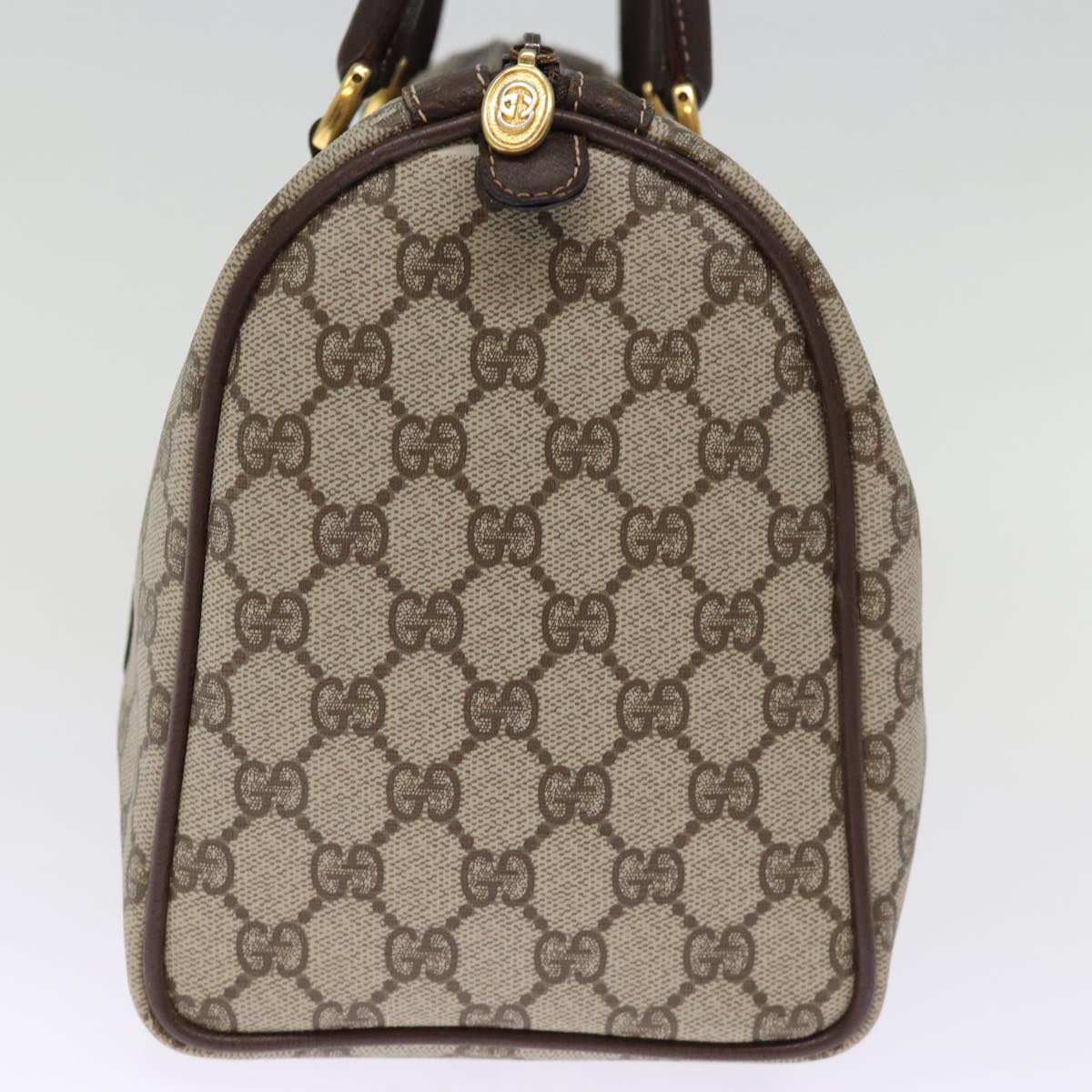 Gucci Leather Canvas Handbag