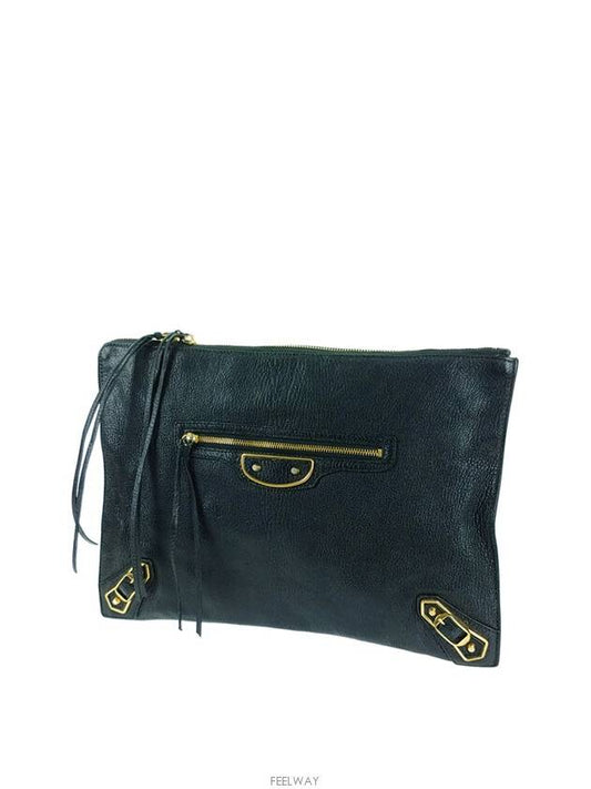 Luxury Balenciaga Trending 2026 Giant Edge Medium Clutch Bag 390186