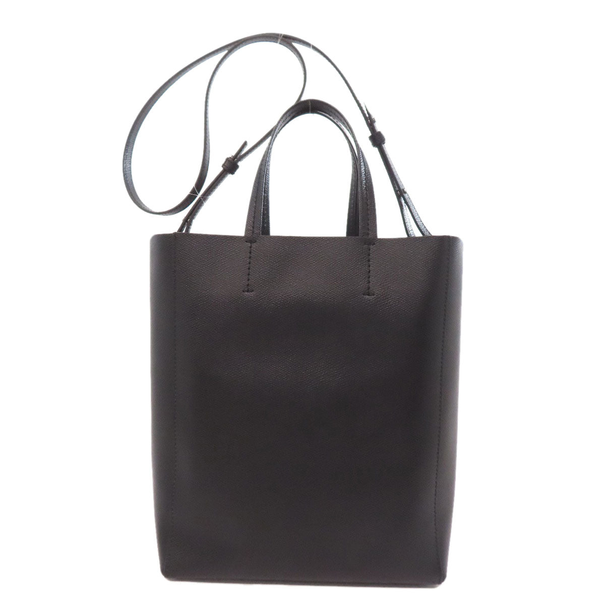 CELINE Handbag Calfskin black Bar Tikal Kaba Small 2WAY