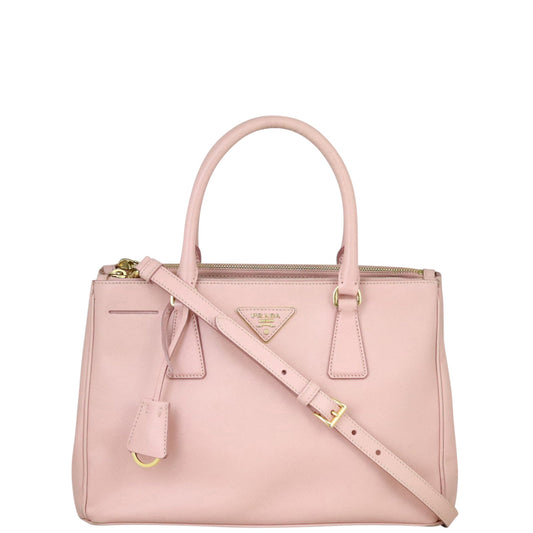 Prada Saffiano Lux Galleria Double Zip Tote Small
