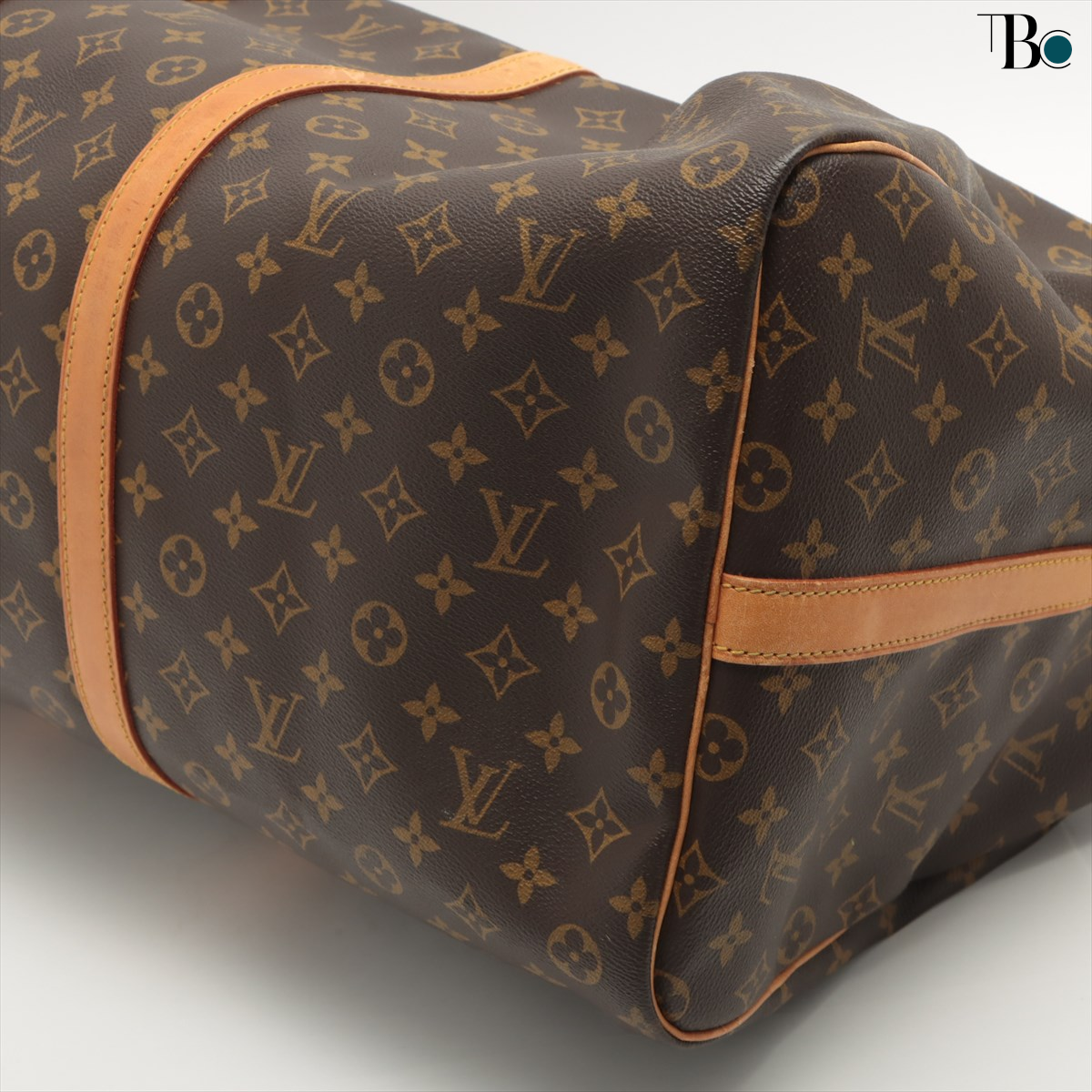 Louis Vuitton Brown Canvas Keepall Bandouli?®re 60 handbag bag