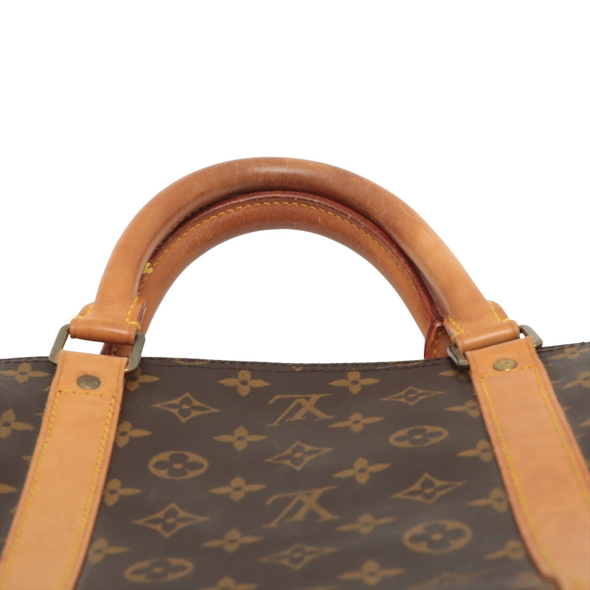 Louis Vuitton Brown Canvas Keepall Bandouli?®re 60 handbag bag
