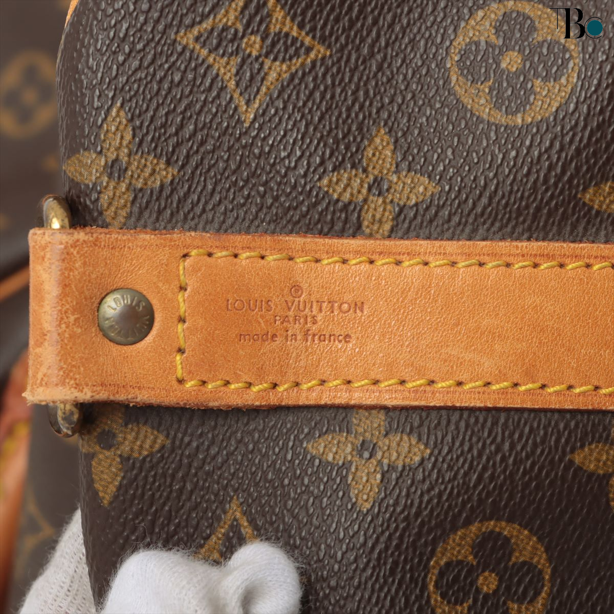 Louis Vuitton Brown Canvas Keepall Bandouli?®re 60 handbag bag