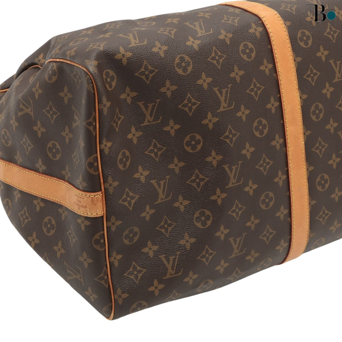 Louis Vuitton Brown Canvas Keepall Bandouli?®re 60 handbag bag