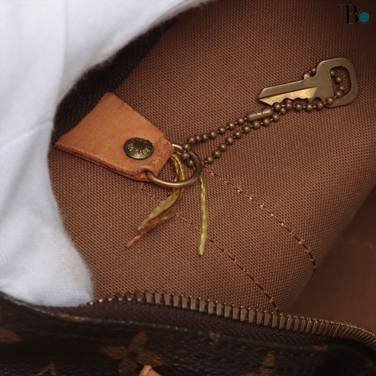 Louis Vuitton Brown Canvas Keepall Bandouli?®re 60 handbag bag