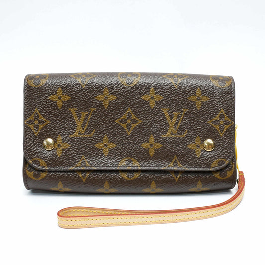 Louis Vuitton Brown Canvas Cosmetic Pouch clutch bag