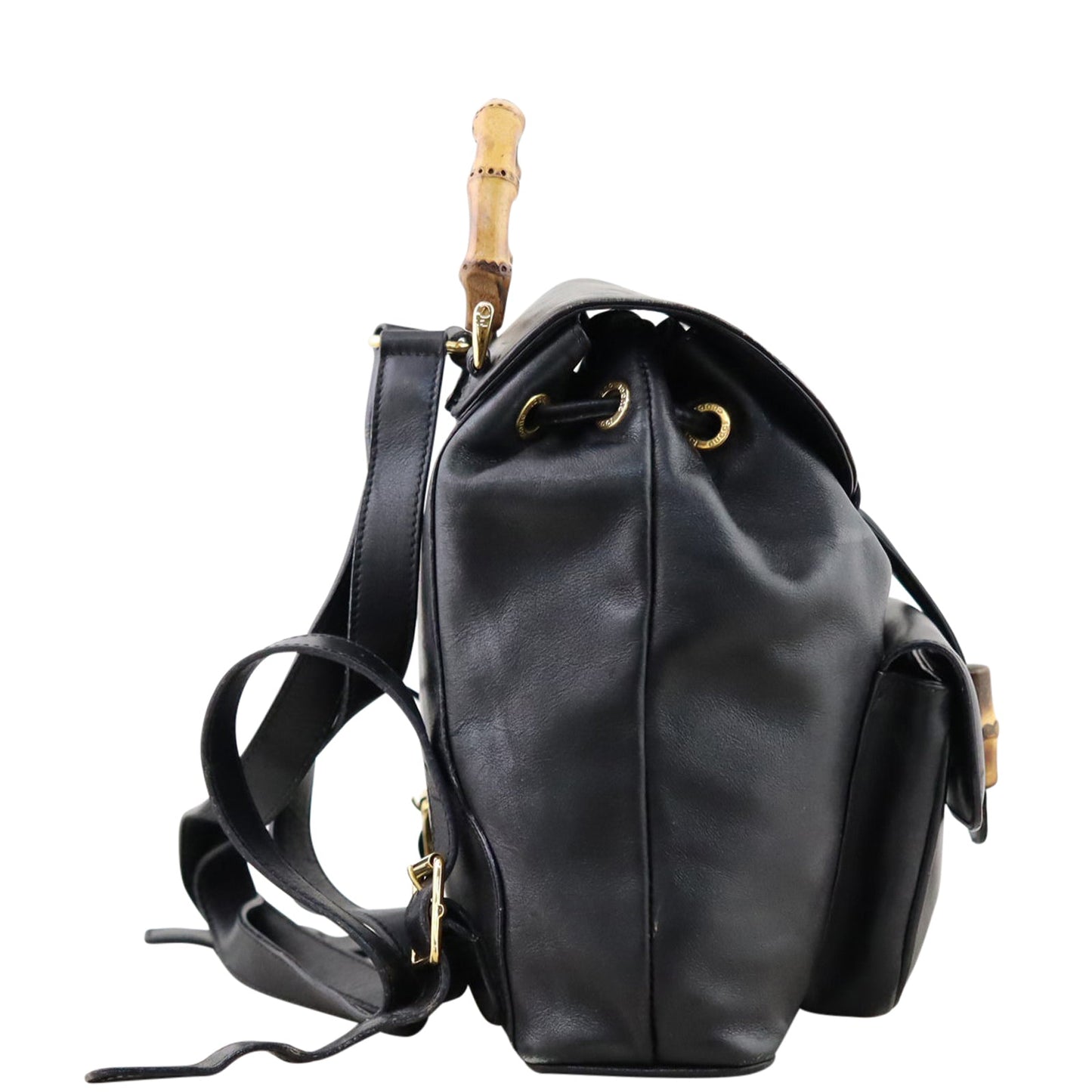Gucci Bamboo Leather Mini Backpack