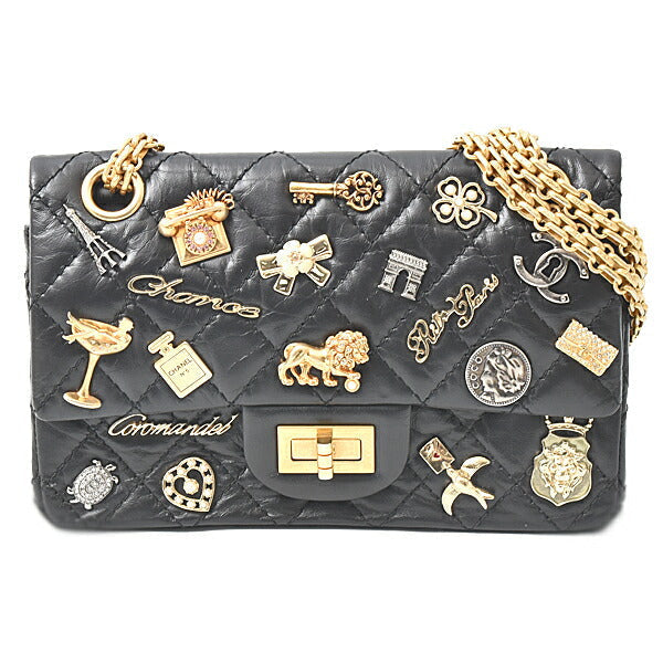 Chanel Calfskin 2.55 2way Chain Shoulder Bag Classic Flap