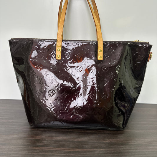 Bellevue patent leather handbag Louis Vuitton Burgundy LB120628