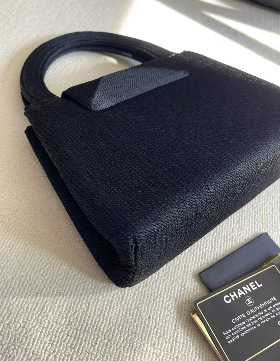 CHANEL  ROPED SILK RAFFIA MINI KELLY BAG EVENING 1997 24K GOLD HARDWARE