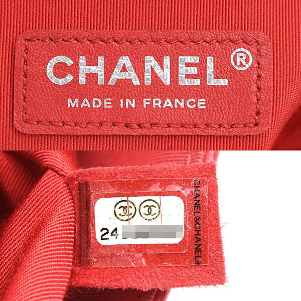 Chanel Caviar Skin Chevron V Stitch Chain Mini Shoulder Bag Classic Flap