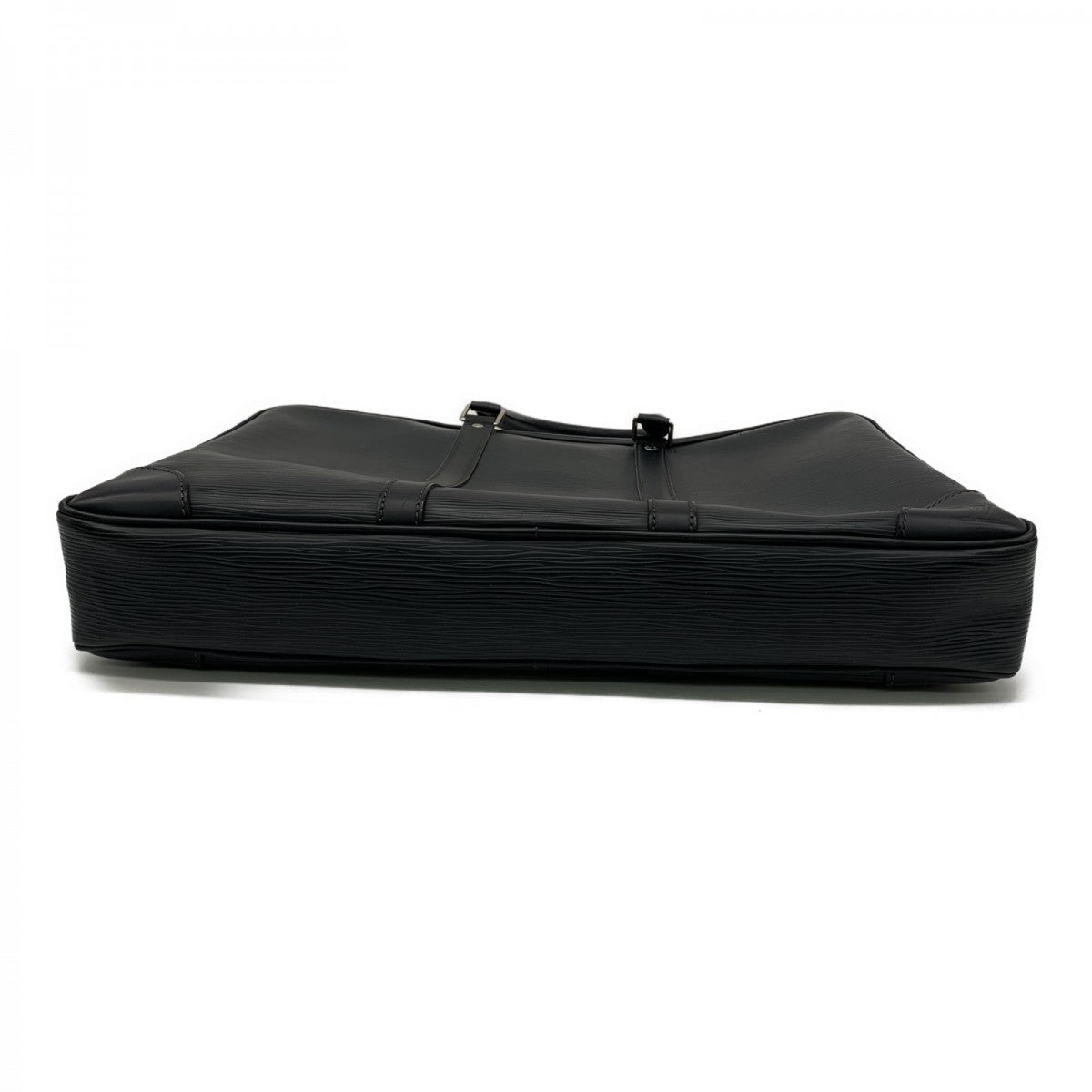 Louis Vuitton Black Leather Porte Document Business briefcase bag
