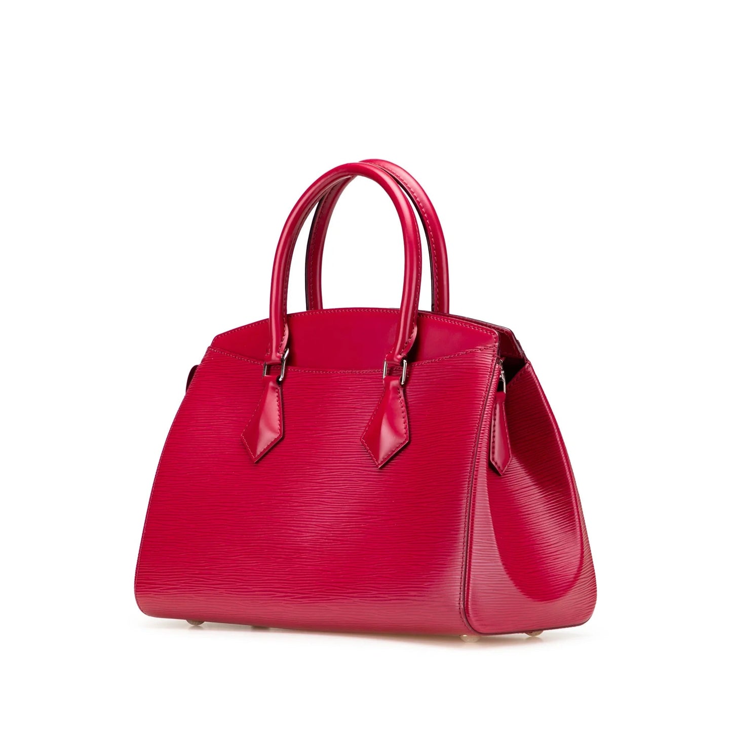 Pink Louis Vuitton Epi Soufflot MM Satchel