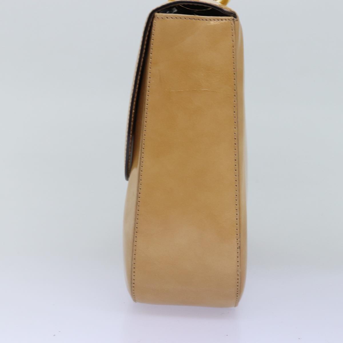 Luxury CELINE Shoulder Bag Enamel Beige  77195