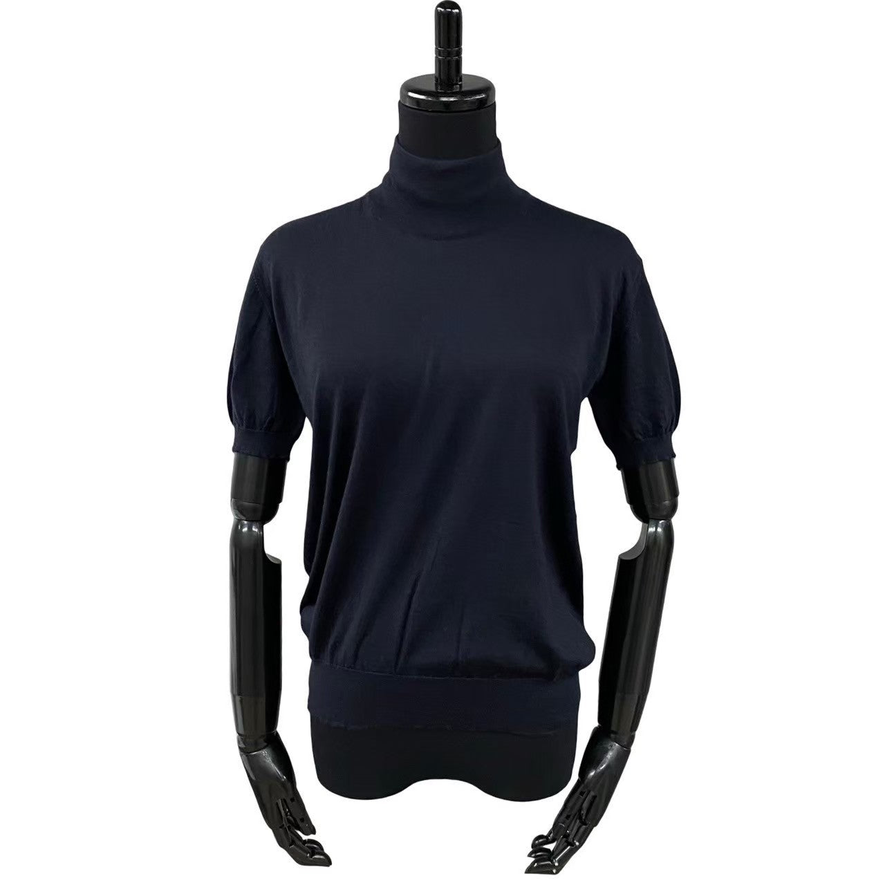 CHANEL knit Cashmere, Silk Navy Women 42