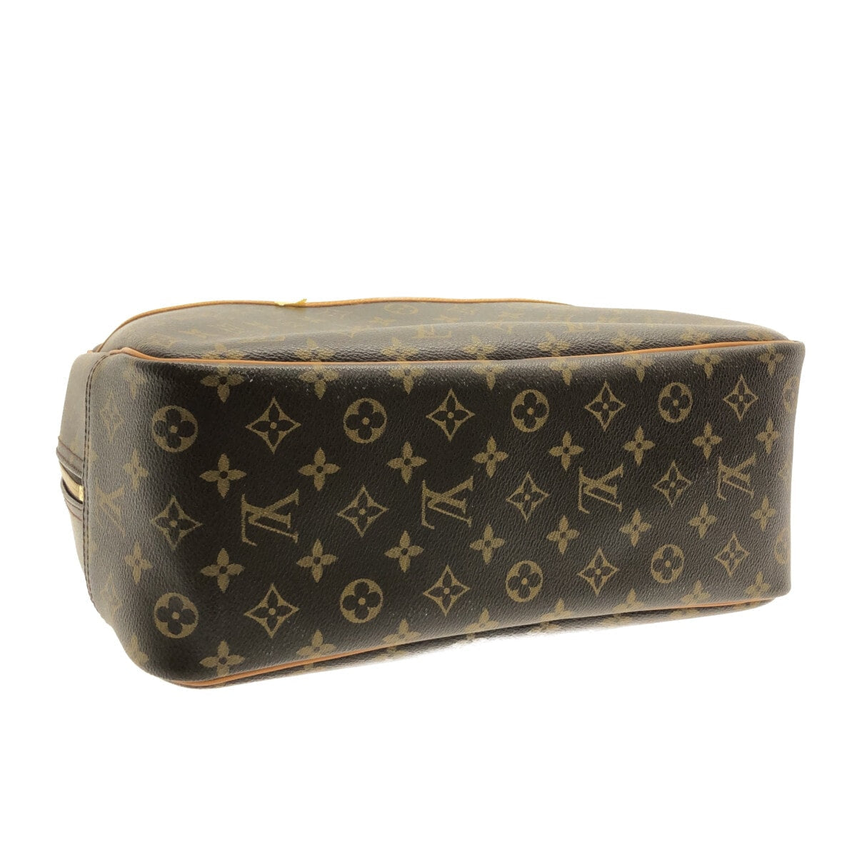 Louis Vuitton Brown Canvas Deauville handbag bag