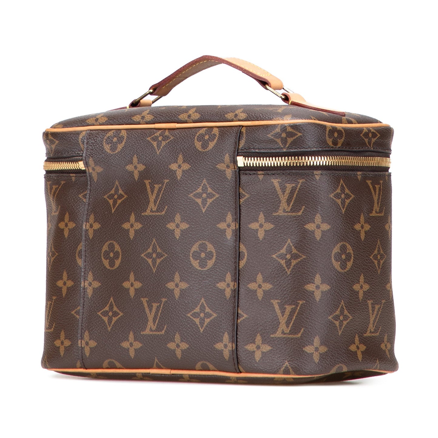 Brown Louis Vuitton Monogram Nice BB Vanity Case