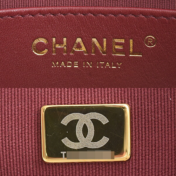 Chanel Calfskin Matelassé Chain Shoulder Bag Classic Flap