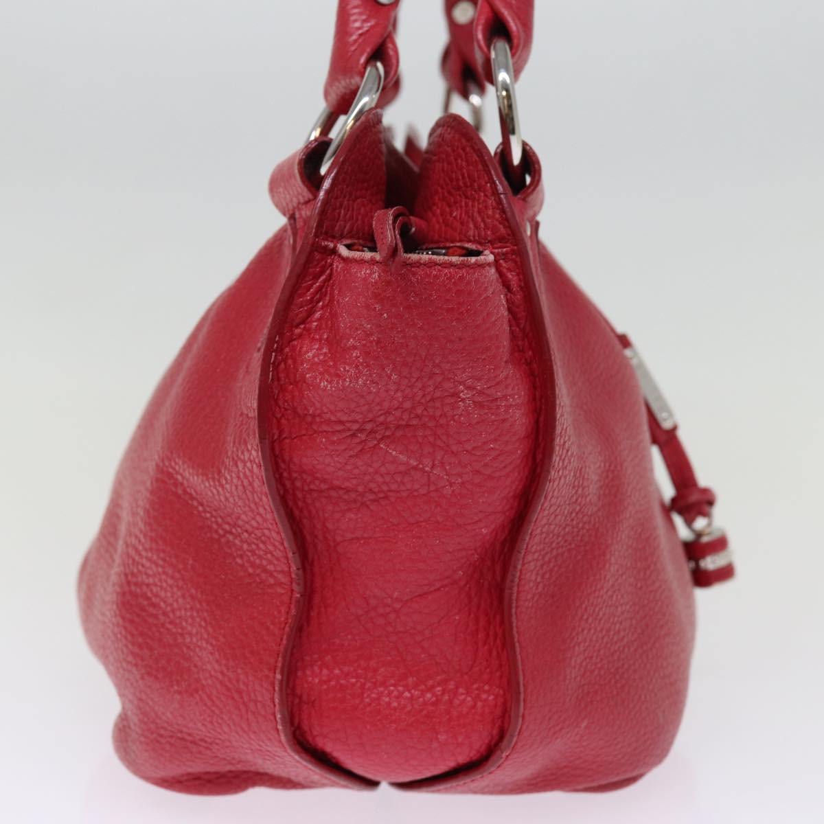Luxury CELINE Hand Bag Leather Red  77381