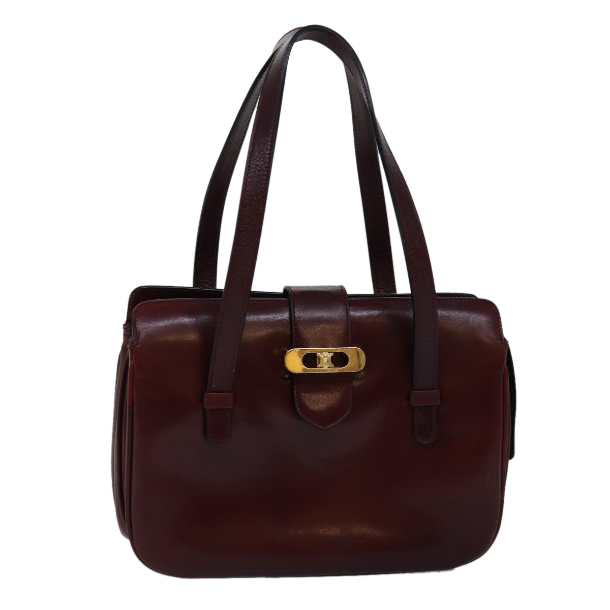 Luxury CELINE Hand Bag Leather Red  77466