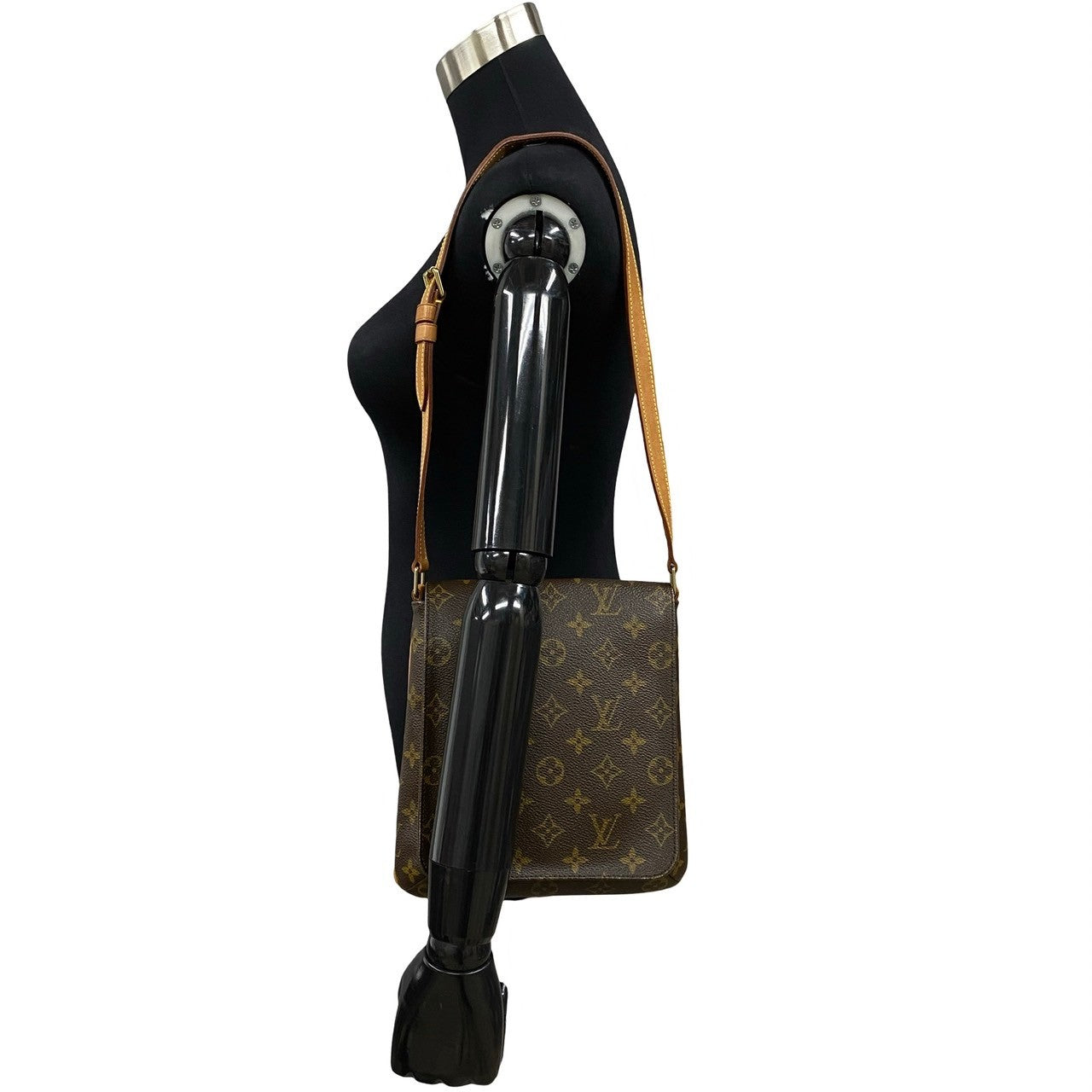LOUIS VUITTON Shoulder Bag M51258 Leather, PVC Brown Monogram Musette Salsa Women